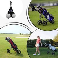 Porte-balles de golf amusant et portable, accessoire de golf, cadeau pour golfeurs avec clip porte-clés, fixation facile sur sac ou chariot