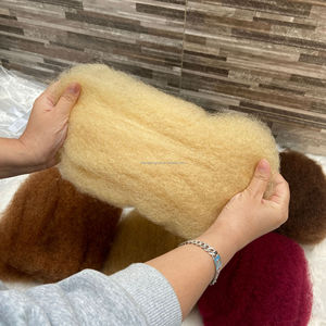 Extensiones de Cabello Humano Virgen Afro Rizado 100% Remy para Trenzas, 50g, Cabello Humano a Granel para Mujeres Negras - Product Image 3