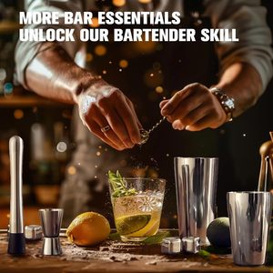 Ensemble de shakers Boston en acier inoxydable 304 robuste, kit de barman pour bars à fort volume - Product Image 3