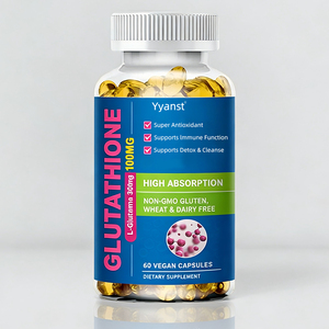 Capsules de glutathion OEM/ODM en gélules molles pour la détoxification du foie, la santé digestive et l'éclaircissement de la peau - Produits de beauté - Échantillon gratuit - Product Image 1