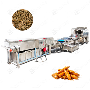 Équipement de lavage et de pelage continu automatique motorisé pour légumes et fruits, destiné aux usines ou lignes de transformation alimentaire - Product Image 3