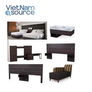 Juego de mesa de madera de lujo Muebles de dormitorio de hotel de lujo del fabricante de Vietnam. Descuento en pedidos a granel - Product Image 1