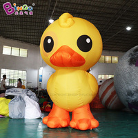 Modèle de canard gonflable géant jaune personnalisé pour piscine, publicité extérieure, canard en caoutchouc flottant pour l'eau