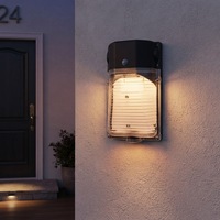 Projecteur mural LED commercial 120W, 130LM/W, homologué ETL, éclairage LED extérieur pour bâtiments, 100-277V, 5000K, luminaire mural industriel