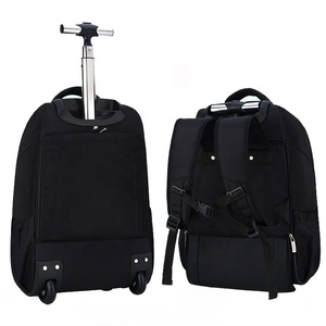 <strong>Rolling</strong> <strong>Backpack</strong> Wheeled Laptop <strong>Backpack</strong> Bag Multi-function High School Trolley <strong>Backpack</strong> - Product Image 3