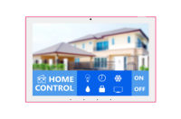 Écran de contrôle central intelligent de 10.1 pouces 4 Go + 32 Go Tablette PC Android 13 avec caméra P.OE Appareil domestique intelligent