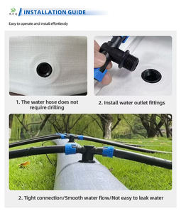 Önceden Delikli Hazır Prefabrik Su Hortumu, Düz Yatışan Sulama PE Hortumu, Önceden Delikli Su Hortumu - Product Image 4