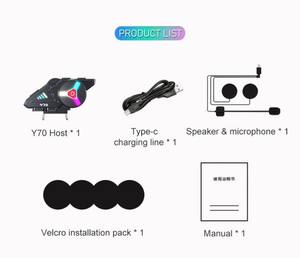 Wholesale Helmet Headset Y70 Bt5.3 Automatic Answering Waterproof Clear Sound Quality Talking Motorcycle Headphone - Product Image 6