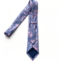 Corbata de poliéster jacquard con diseño floral barroco, resistente a las arrugas, para negocios, bodas, regalos, para hombre, 1 pieza.