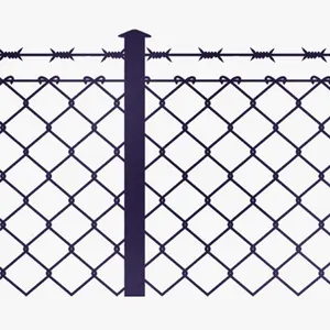 Craigslist – lamelles d'intimité utilisées pour les rouleaux de clôture à maillons de chaîne en acier enduit de pvc, poteau de ligne galvanisé de 6 pieds
