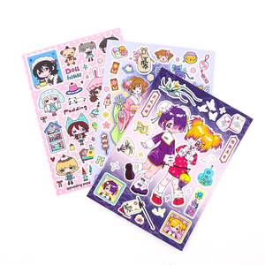 Hoja de Adhesivos de Vinilo Personalizados con Diseño de Múltiples Iconos, Superficie Brillante Impermeable para Perfumes, Papelería, Manualidades y Decoración, Formas Personalizadas - Product Image 6