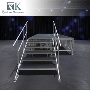 Plateforme de scène antidérapante, scène modulaire en aluminium, support de scène durable, plateforme de scène - Product Image 2