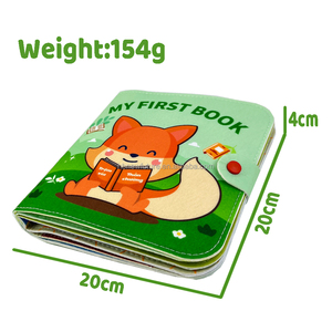 Juguetes <span class=keywords><strong>de</strong></span> educación preescolar, libro <span class=keywords><strong>de</strong></span> animales para niños con números 1-10, tablero <span class=keywords><strong>de</strong></span> actividades silencioso <span class=keywords><strong>de</strong></span> tela, <span class=keywords><strong>mi</strong></span> <span class=keywords><strong>primer</strong></span> libro para niños - Product Image 2