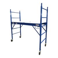 Échafaudage 2M 3M One Man Mini Plate-Forme Échelle en métal 6Ft Échafaudage en acier 10 mètres Mobile Manuel 6M 8 mètres