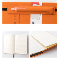 2025 Großhandel Büro-Geschäftsbedarf mit Stifthalter A5 PU-Leder Notizbuch Geschenk Journal Logo Kundenspezifischer Druck Planer