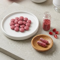 Poudre de fruit de grenade pure Astrawell en vrac, couleur rouge naturelle, pour smoothies, yaourts et glaces