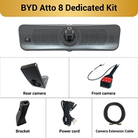Caméra de tableau de bord pour rétroviseur BYD Atto 8 H10 Pro avec streaming, 2K, 9,2 pouces, double objectif avant et arrière, WiFi, certifiée CE FCC, d'origine usine
