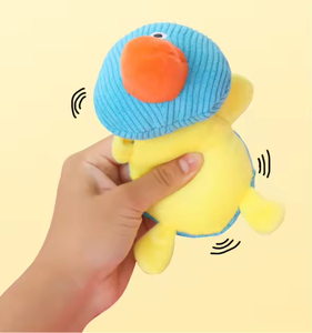 Novo Design Pet brinquedo de pelúcia som imita pato vaca moagem dentes limpeza cão mordida resistente cartoon boneca pet mastigar brinquedos - Product Image 2