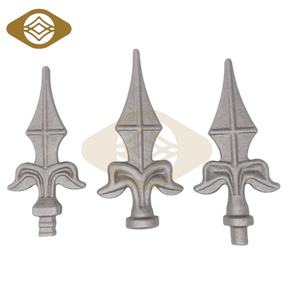 Services de moulage 3D personnalisés pour pointes de lance en fer forgé à chaud Pointes de clôture ornementales en acier forgé Treillis d'escrime pour hôtels - Product Image 3