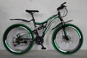 Vélo de montagne à prix réduit, roues multicolores, selle confortable, frein à disque, vélo de montagne 26 pouces - Product Image 6