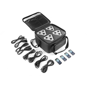 Hot bán 3x10W <span class=keywords><strong>RGB</strong></span> 3in1 LED DMX ánh sáng sân khấu <span class=keywords><strong>Battery</strong></span> <span class=keywords><strong>Powered</strong></span> Đảng DJ Thiết bị mini mệnh có thể ánh sáng DMX 512 Đèn sân khấu - Product Image 1