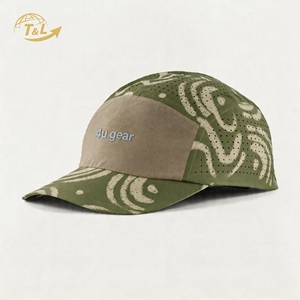 Casquette de baseball respirante en maille 4UGEAR, imprimé géométrique, unisexe, pour l'extérieur, printemps-été, ajustée, bleu clair gris - Product Image 4