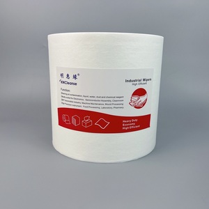 Rouleau de chiffons industriels multi-usages <span class=keywords><strong>en</strong></span> pulpe de bois et polyester, sans lin, de <span class=keywords><strong>forme</strong></span> carrée, type essuie-tout - Product Image 4