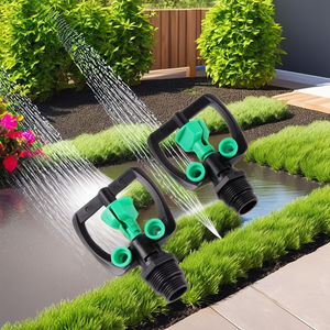 Aspersores giratorios automáticos de 360 grados para riego de distancia media Rosca macho de 1/2 3/4 pulgadas para granjas de riego de parques y jardines - Product Image 2