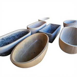 Bañera de piedra natural de granito, mármol y travertino - Product Image 4