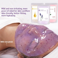 Fourniture de Salon de beauté 1KG masque Facial Anti-âge DIY à la gelée douce et dégoulinante masque à la gelée de Rose en poudre