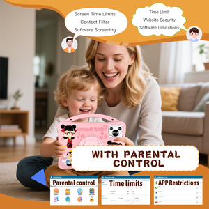 10.1-Inch Trẻ Em Máy Tính Bảng Sim Android 13 Octa Lõi 4000MAh Pin 1280X800 Độ Phân Giải Màu Đen Món Quà Ngày Valentine 4GB Bộ Nhớ MTK Bộ Vi Xử Lý - Product Image 2