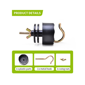 Aislante para Cercas HPS FENCE PP con Resistencia UV, 30.5g, Negro, para Alambre Eléctrico, Aislante Resistente para Postes - Product Image 4