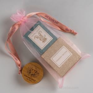 Sac d'emballage cadeau personnalisé, cordon en <span class=keywords><strong>Organza</strong></span> pur, 50 pièces - Product Image 3