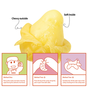 Amos peelerz Gummy trái cây kẹo Jelly mềm kẹo bán buôn dứa peelable Gummy kẹo - Product Image 4