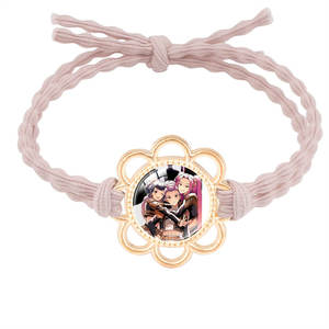 Elastici per Capelli Stile Fresco KPOP Demon <span class=keywords><strong>Slayer</strong></span> a Forma di Fiore con Personaggi dei Cartoni Animati, Durevoli, Non Dannosi, ad Alta Elasticità - Product Image 6