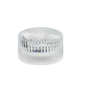 Новый дизайн стеклянный круглый солнечный ледяной кирпич садовый Свет Горячая Распродажа водонепроницаемый IP68 уличный Солнечный садовый свет - Product Image 2