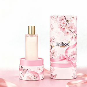 Oje yağ kozmetik kutuları için özel çevre dostu kullanımlık karton silindir tüpler üretici Kraft parfüm şişesi kağıt - Product Image 4