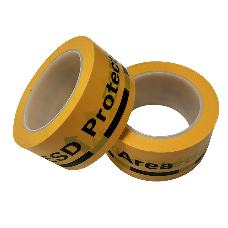 Золотой поставщик Высокой водонепроницаемости предупреждение от электростатического разряда PVC виниловый пол лента для ESD ООПТ