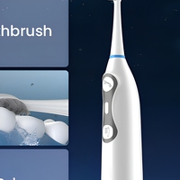Hydropulseur et brosse à dents électrique à chargement inductif, étanche IPX7, 5 niveaux de pression, portable USB pour usage domestique