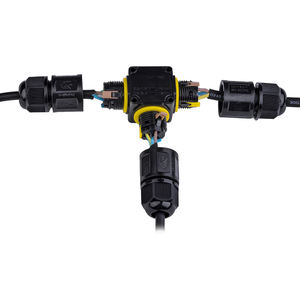 3-poliger wasserdichter IP68-Steckverbinder 2 <span class=keywords><strong>P</strong></span> 3 <span class=keywords><strong>P</strong></span> M20-Kabelstecker mit PC-Gehäuse für LED-Beleuchtung - Product Image 4