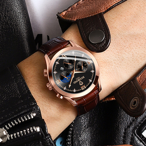 Reloj de Pulsera Deportivo de Cuarzo Binbond B3591 3591, de Lujo, para Hombre, Resistente al Agua, con Manecillas Luminosas, Regalo - Product Image 5