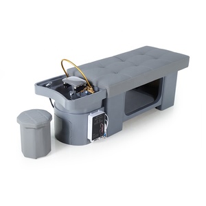 Modern lüks güzellik salonu saç yıkama baş tedavisi Spa tay hemşirelik elektrikli su sirkülasyon şampuan yatak Tabk ve sandalye ile - Product Image 1