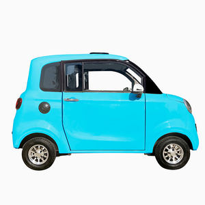 Voiture électrique mobile de type coupé à vendre en Chine, sièges en cuir, pneus R16, intérieur lumineux, porte-bagages métallique sur le toit - Product Image 4