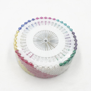 Colorful Beaded <b>Pins</b> 40 Pcs Disc Shape Stainless Steel Durable <b>Sewing</b> <b>Pins</b> Made In China - Product Image 2