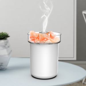 Humidificateur ultrasonique à diffusion d'arômes avec pierre de sel et lumière LED, modèle 2022, le plus vendu - Product Image 6