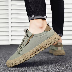 Scarpe da Skateboard Trendy per Uomo, Antiscivolo, Resistenti all'Usura, con Fascia Elastica Nera, per Viaggi, Escursioni e Uso Quotidiano - Product Image 3