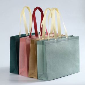 Eco Friendly High Quality Custom Logo Garment Cloths Non-woven Reusable Grocery Tote Shopping <b>Bags</b> Non Woven <b>Bag</b> - Product Image 2