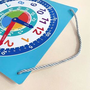 Reloj de Pared Educativo de Papel Ecológico para Niños, Material Didáctico para el Aula y el Hogar - Product Image 5
