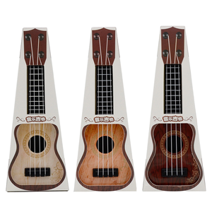 Mini ukulélé en bois en gros, jouet musical, mini guitare ukulélé, instrument de musique éducatif pour enfants - Product Image 1