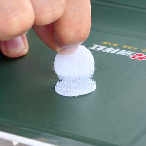 ขายดีกระเป๋าไนลอนสีดำ/สีขาวมีกาวในตัวแบบตะขอและห่วงจุดสองด้านสำหรับรองเท้ากระเป๋าเสื้อผ้า - Product Image 5